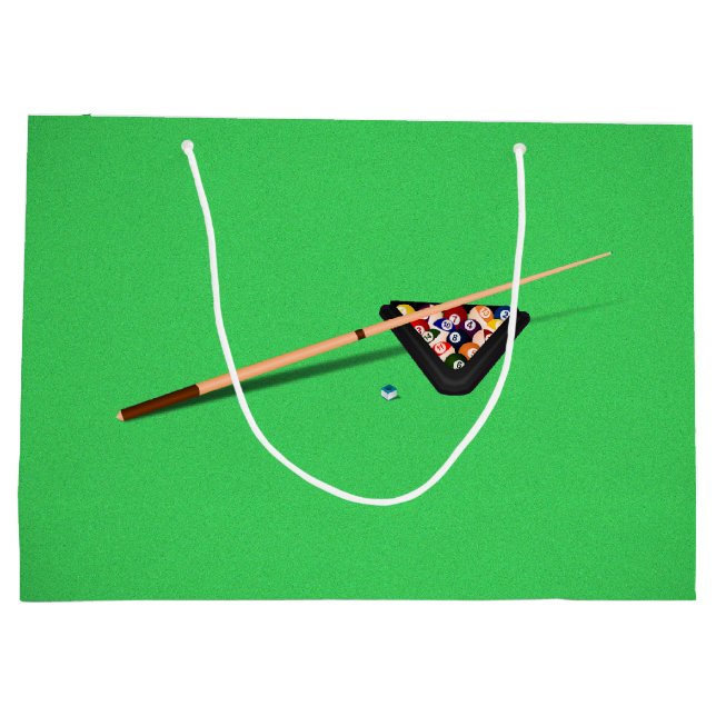 Biljardkö och bollar (Baksidan)