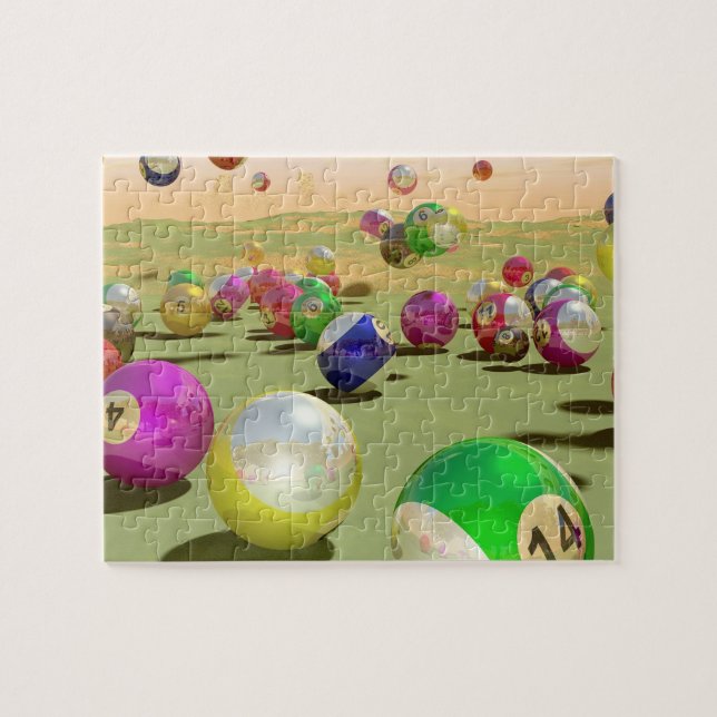 Biljardpussel Pussel (Horisontell)