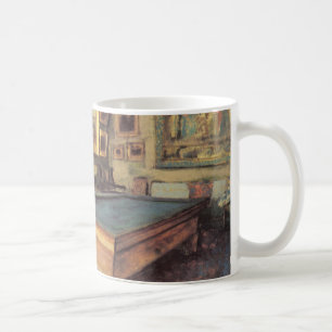 Biljardrummet på Menil Hubert av Edgar Degas Kaffemugg