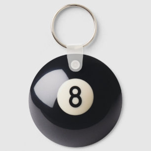 BiljardSnooker 8-Ball Keychain Nyckelring