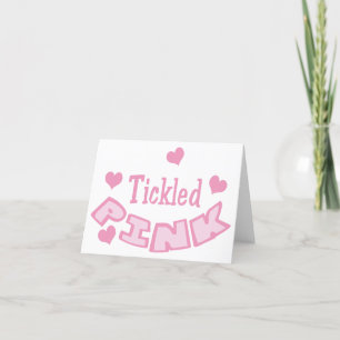 Biljerad Rosa Tack Kort
