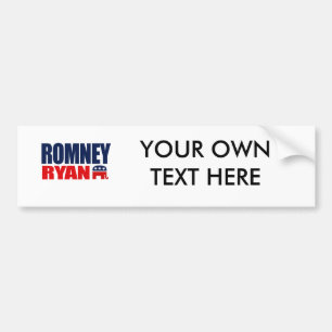 BILJETT 2012.png för ROMNEY RYAN Bildekal
