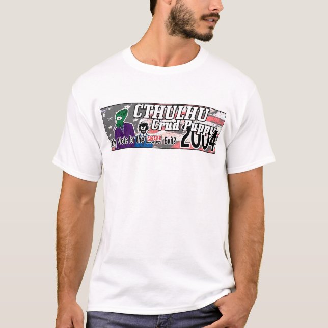 BILJETT FÖR CTHULHU--CRUDVALP 2004 T-SHIRT (Framsida)
