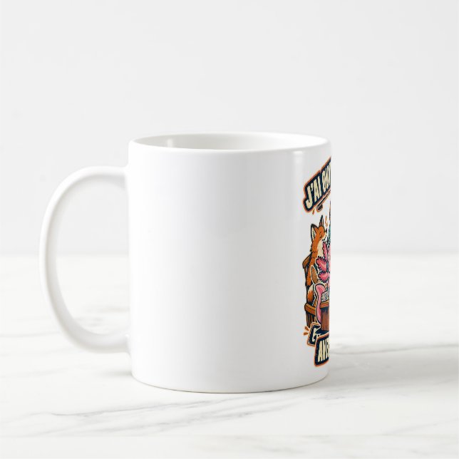 Biljett med universum - axolotl kaffemugg (Vänster)