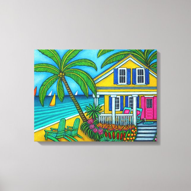 Biljett till Kanvastrycket Paradise av Lisa Lorenz Canvastryck (Framsida)