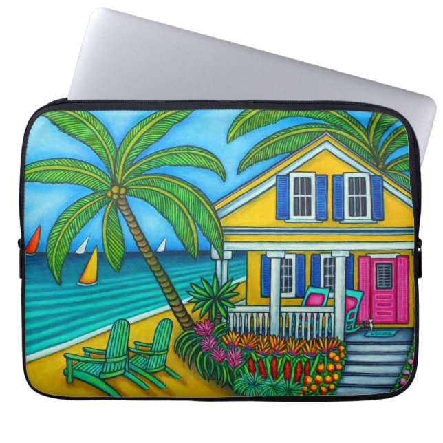 Biljett till Paradise Laptop sleeve (Framsidan)