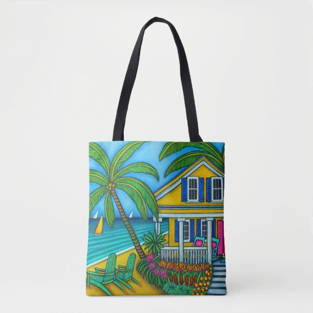 Biljett till Paradise Tote Bag Tygkasse (Framsida)