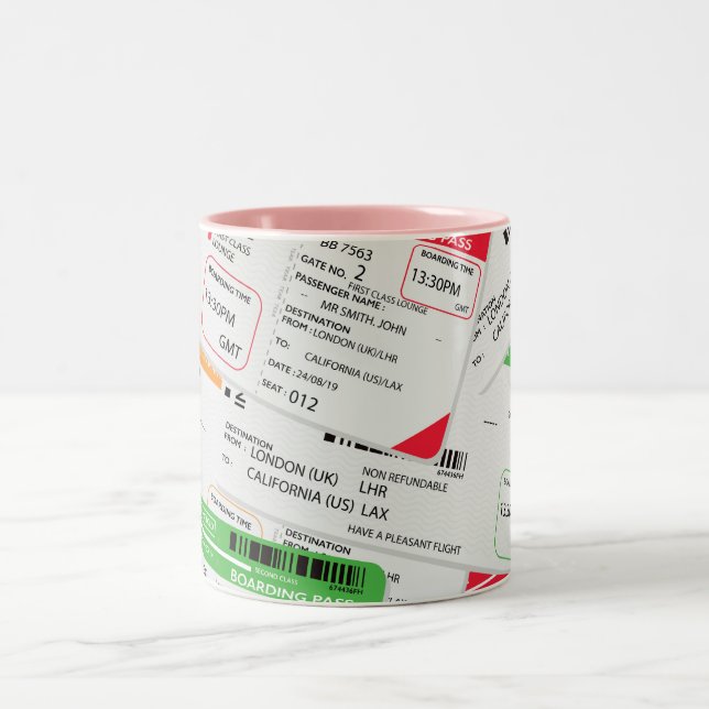 Biljett Två-Tonad Mugg (Center)