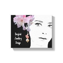 Biljetten Quirky söt Flicka ansikte mode