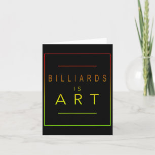 Biljetter - konst - Billiard - Aesthetic Hob Kort