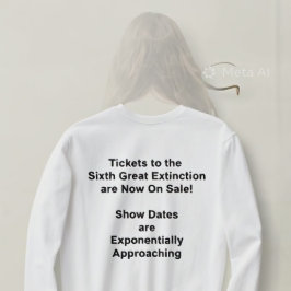 Biljetter Till Den Sjätte Stora Utrotningen SWEATS T Shirt