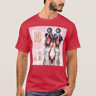 Biljettfötter för tvillingsystrar t shirt