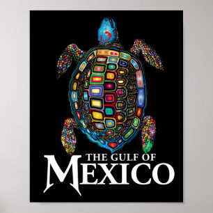 Biljettsköldpaddan Bukt i Mexiko glömmer aldrig bo Poster