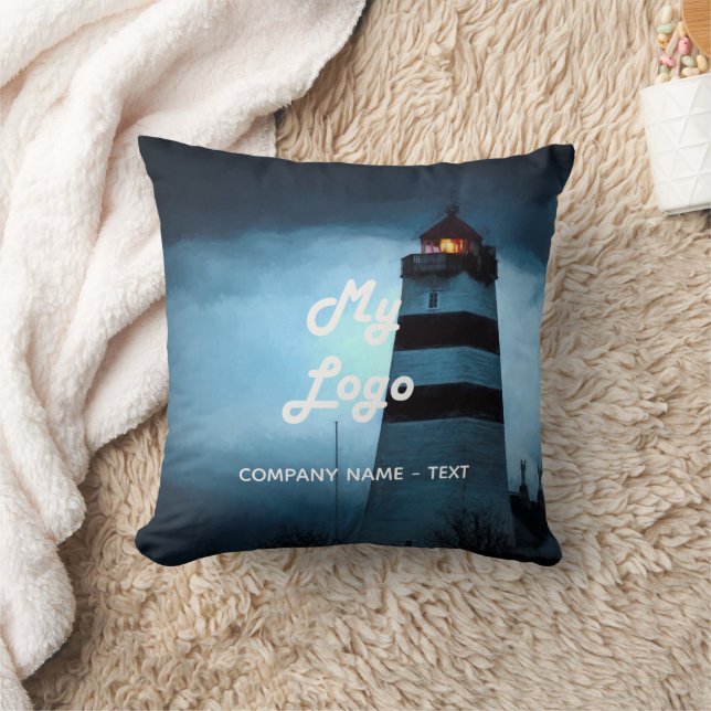 Biljeturism för logotyp i dekorativ kudde (Filt)