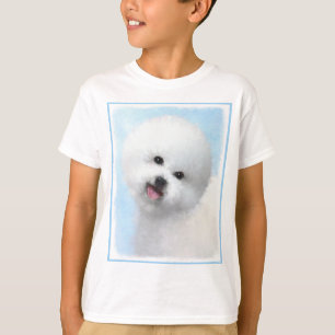 Biljon Frise Painting - Cute Original Hund Art T Shirt