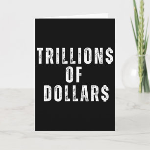 Biljoner Dollar Roligt Meme Sarkastiskt Pengar Hum Kort