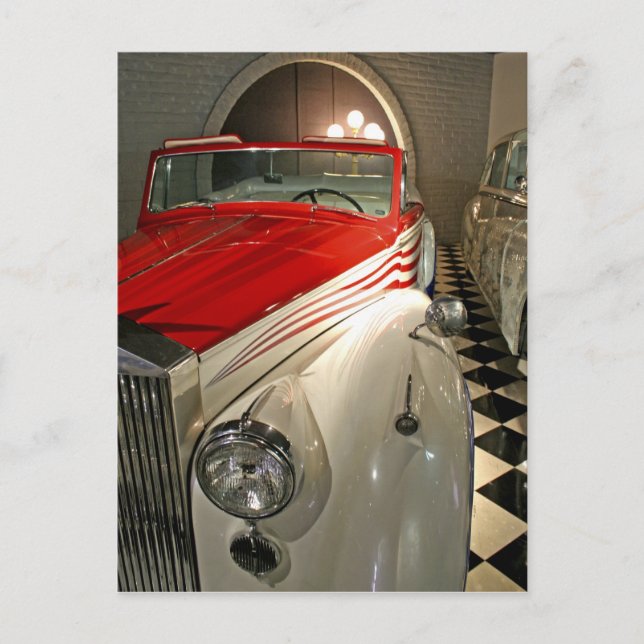Bilkollektion i The Liberace Foundation och Vykort (Framsida)