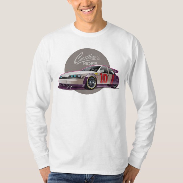 Bilkoncept för Custon fiction tävling T Shirt (Framsida)
