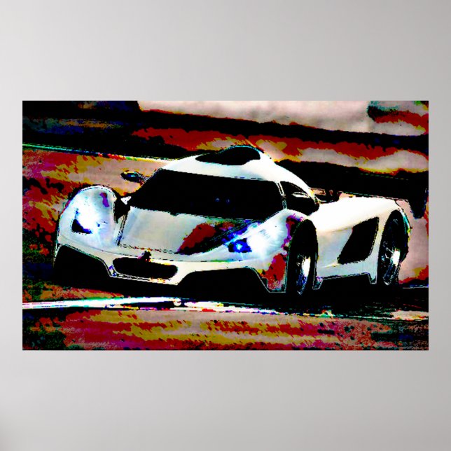 Bilkonst Poster (Framsidan)
