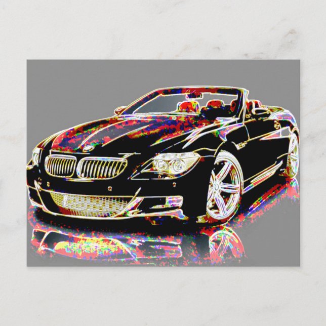 Bilkonst Vykort (Framsida)