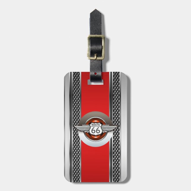 Bilkrom-rutt 66 bagagebricka (Vertikal Framsida)