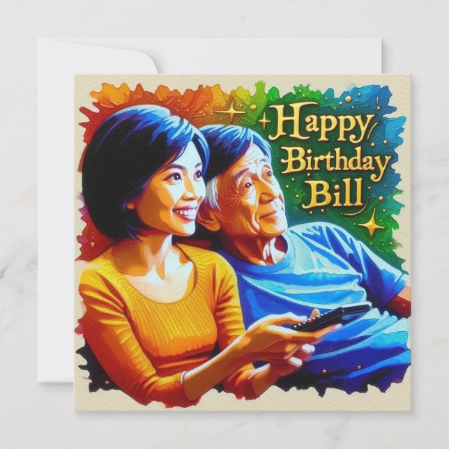 BILL~ Birthday Card ~ Leisure Time ~ (Framsida)