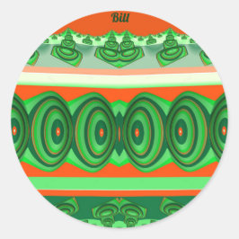 BILL ~ CHRISTMAS ~ RUNT KLISTERMÄRKE