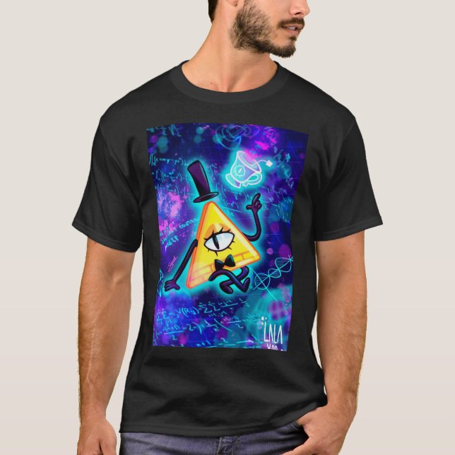 Bill Cipher Fanart Active T-Shirt (Framsida)