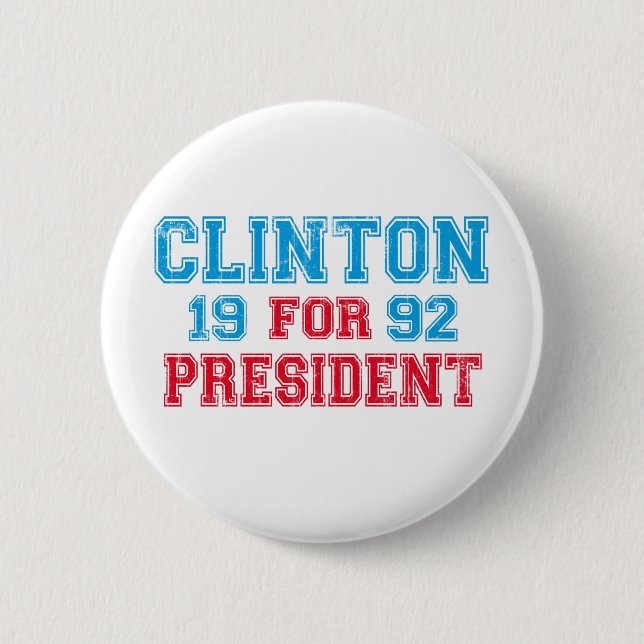Bill Clinton 1992 Knapp (Framsida)