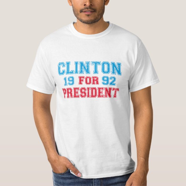 Bill Clinton 1992 T Shirt (Framsida)