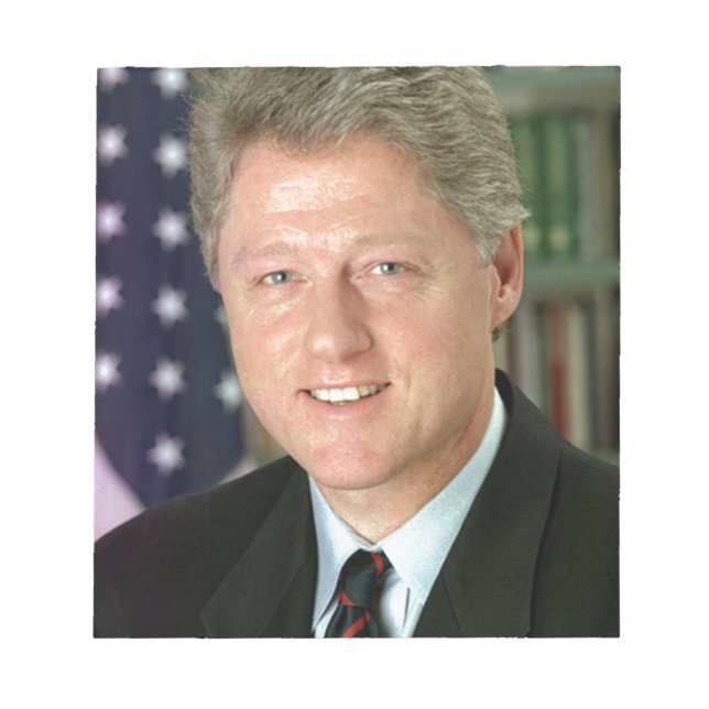 Bill Clinton Anteckningsblock (Framsida)