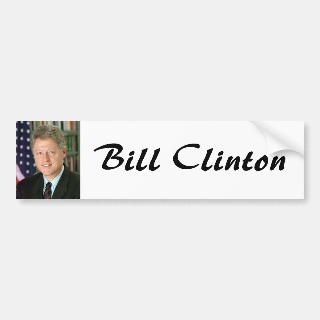 Bill Clinton Bildekal (Framsidan)