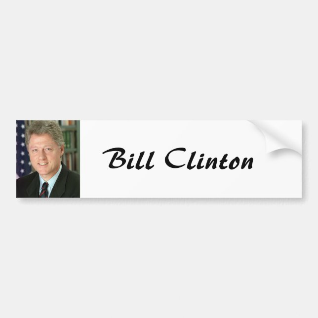 Bill Clinton Bildekal (Framsidan)