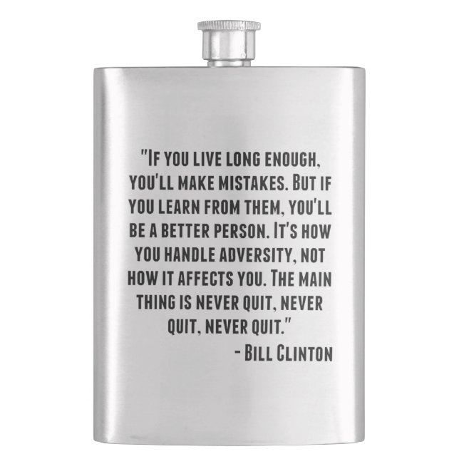 Bill Clinton citationstecken Fickplunta (Framsidan)