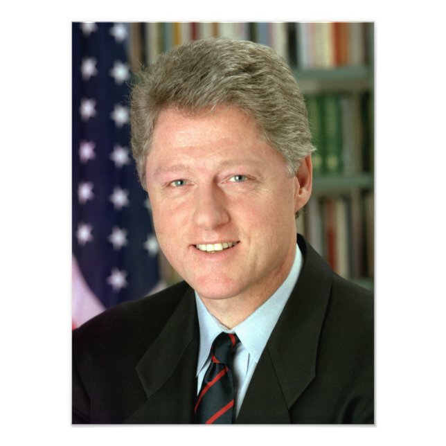 Bill Clinton Fototryck (Framsidan)