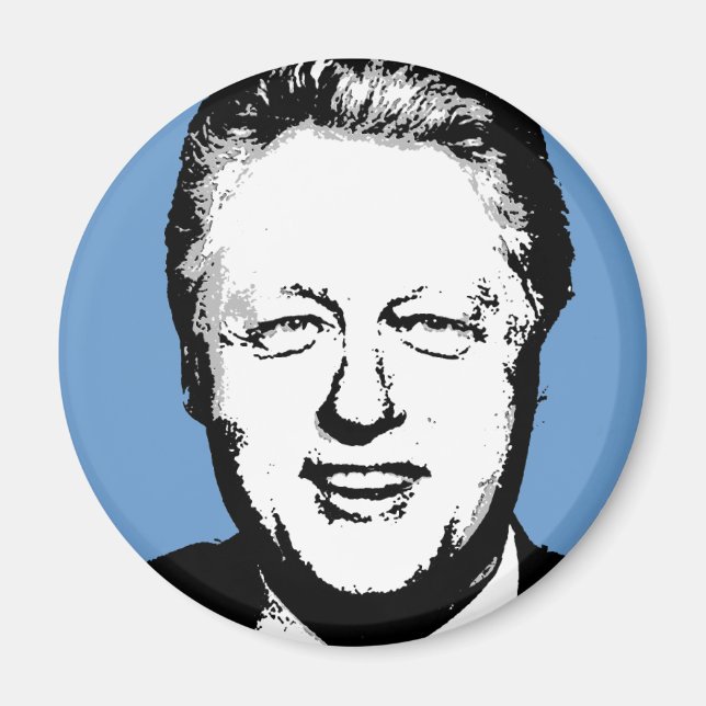 Bill Clinton Gear Magnet (Framsidan)