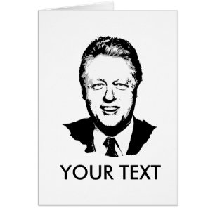 Bill Clinton Hälsningskort