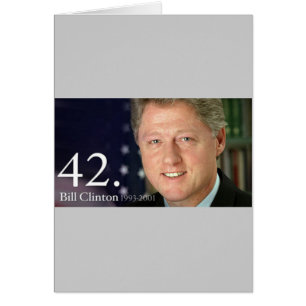 Bill Clinton Hälsningskort