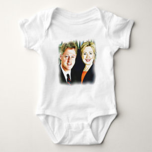 Bill Clinton och Hillary Clinton Tee Shirt