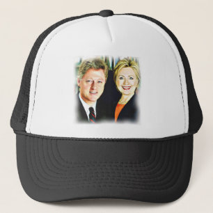 Bill Clinton och Hillary Clinton Truckerkeps