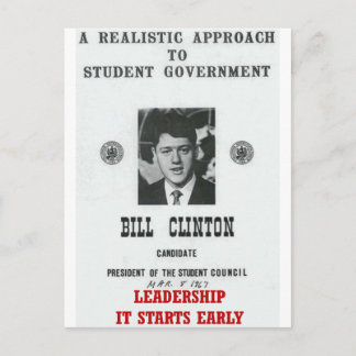 Bill Clinton på Georgetown LEADERSHIP Vykort