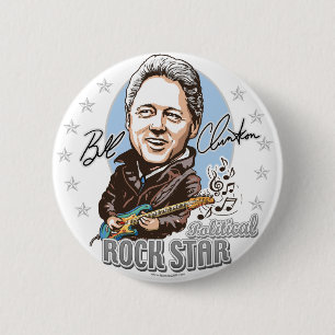 Bill Clinton politiska Rockstar! Knäppas Knapp