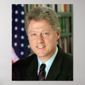 Bill Clinton Poster