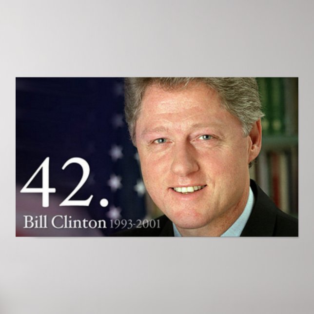 Bill Clinton Poster (Framsidan)