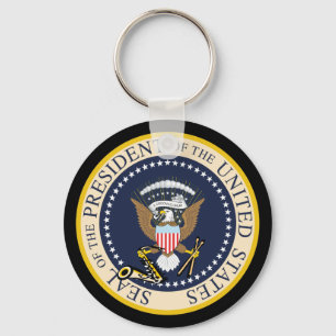 Bill Clinton: Presidents- försegla: Keychain Nyckelring