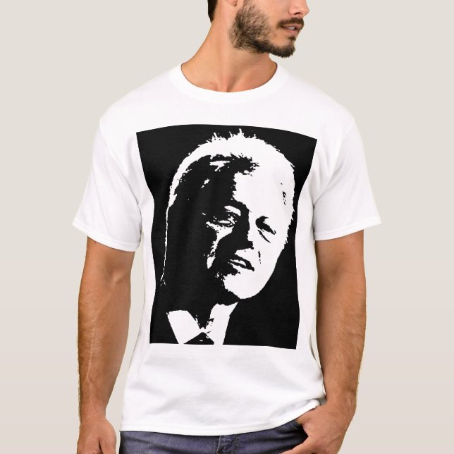 Bill Clinton silhouette Tröja (Framsida)