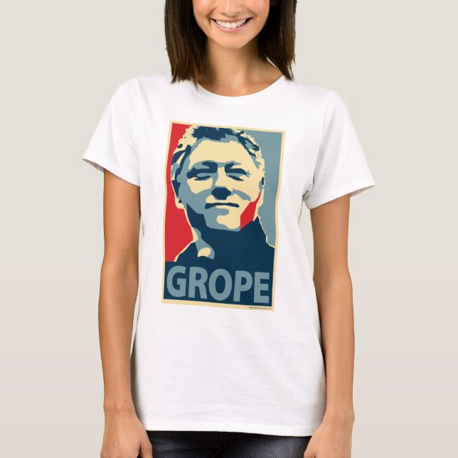 Bill Clinton - treva: Bästa OHP-damer Tee Shirt (Framsida)