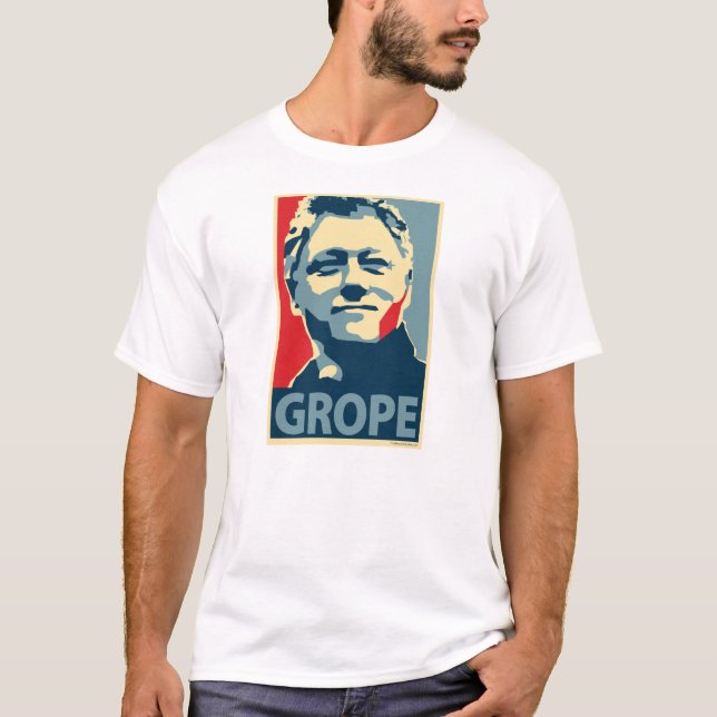 Bill Clinton - treva: OHP-T-tröja Tee Shirt (Framsida)