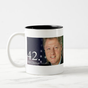 Bill Clinton Två-Tonad Mugg