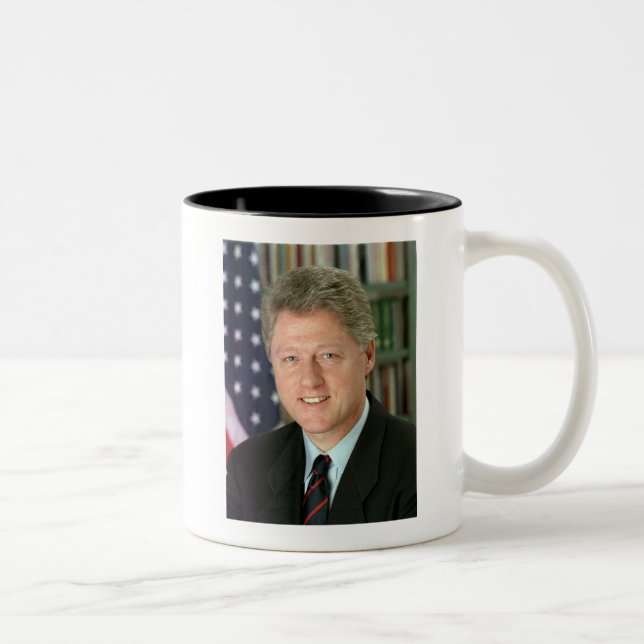 Bill Clinton Två-Tonad Mugg (Höger)